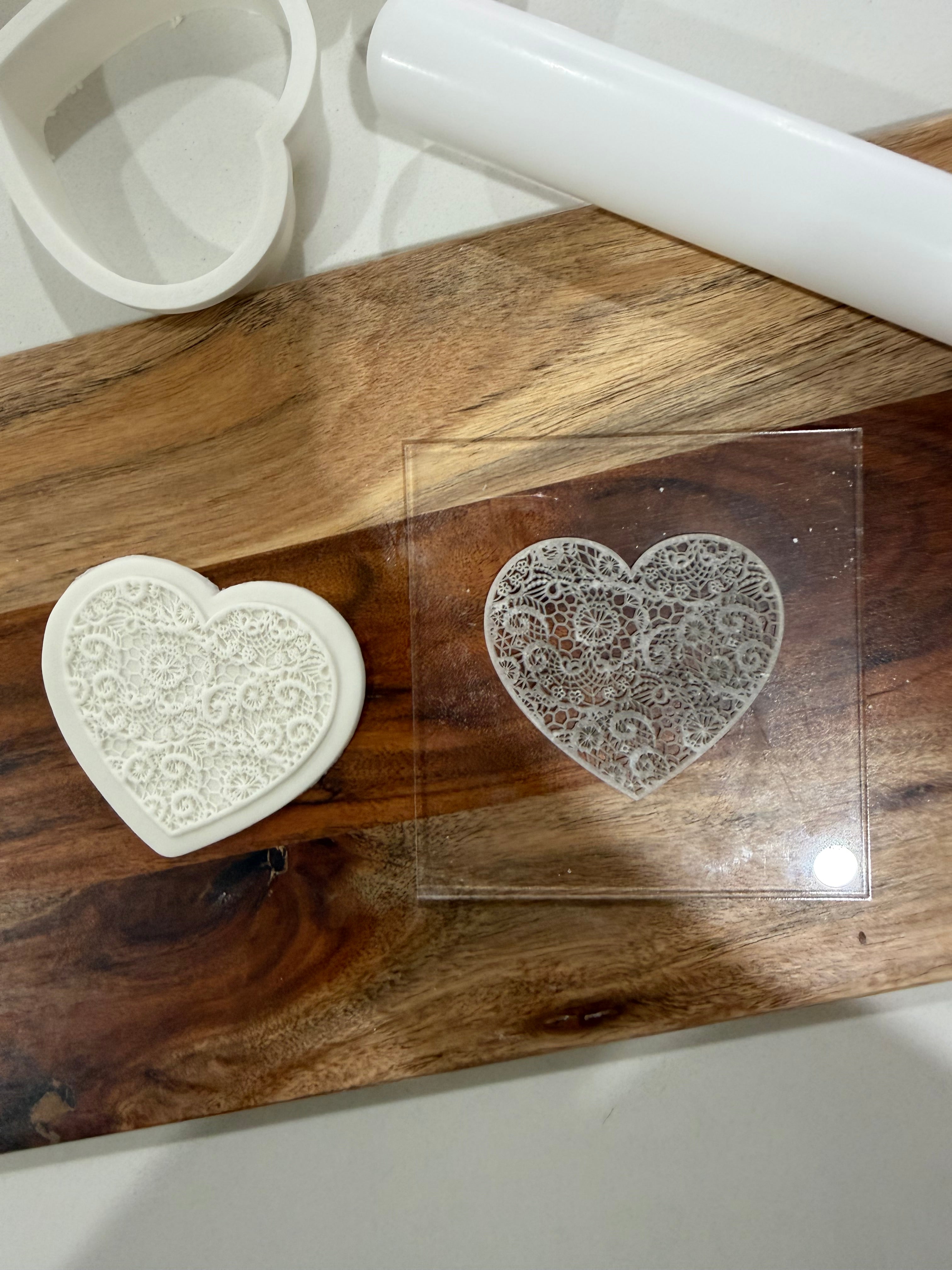 Lace Heart Stamp