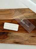 Love Script Stamp