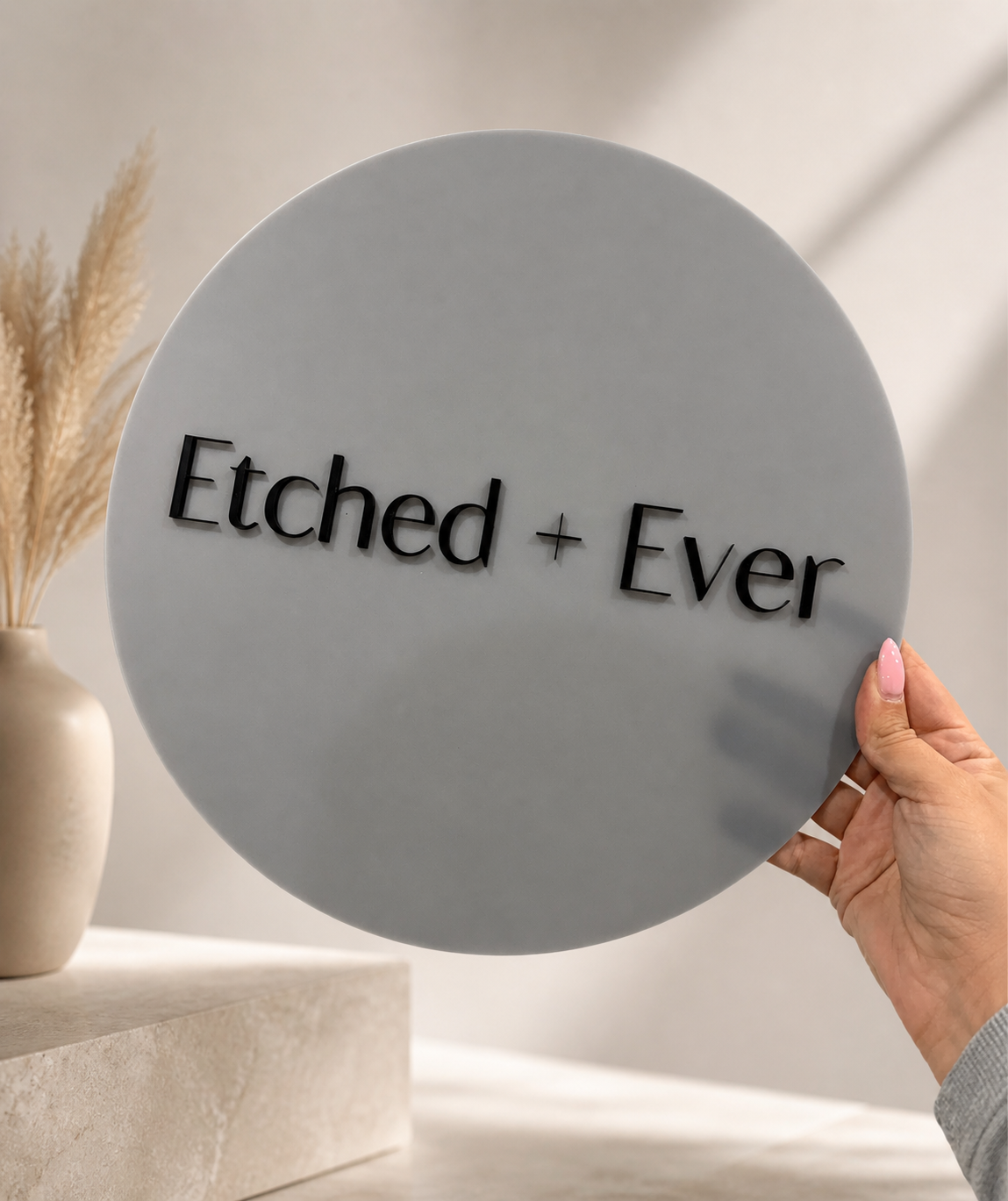 Circle Business Sign