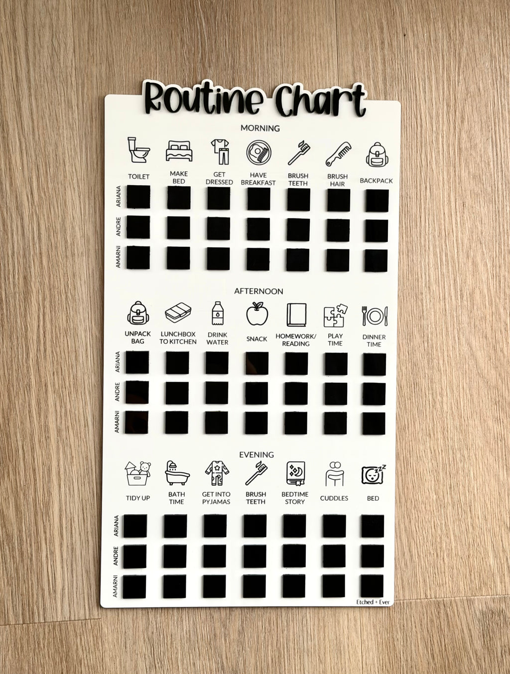 Family Routine Chart
