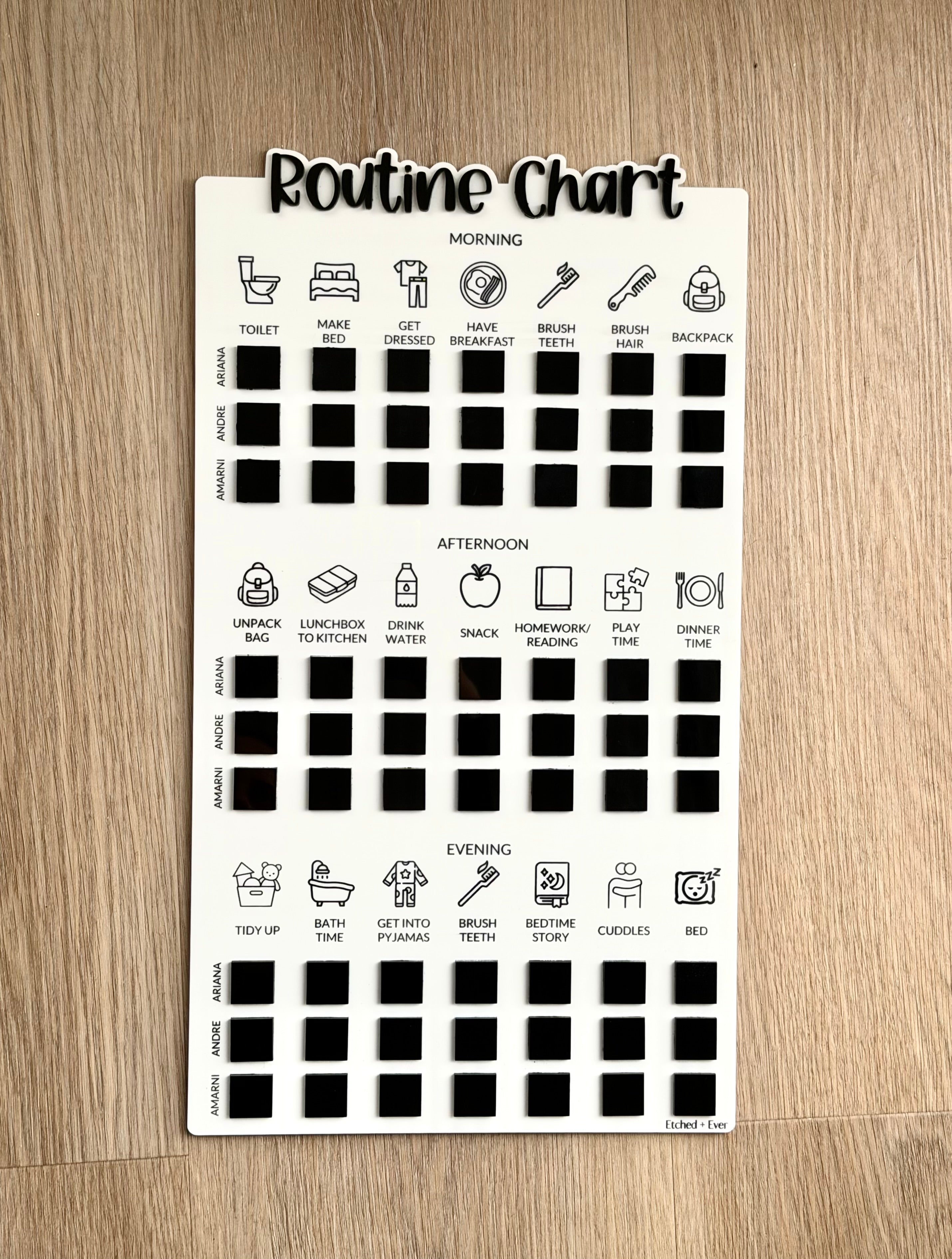 Family Routine Chart