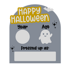 Happy Halloween Costume Sign