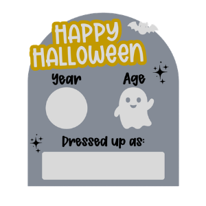 Happy Halloween Costume Sign