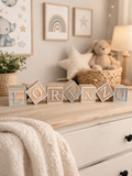 Custom Wooden Name Blocks