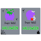 Halloween Countdown Signs - Rectangle