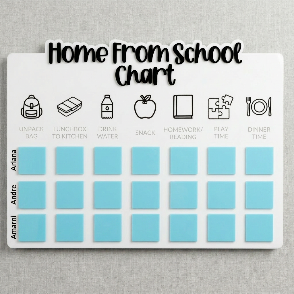 Afternoon Routine & Responsibility Chart