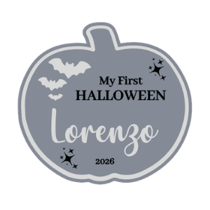 Personalised "First Halloween" Pumpkin Sign