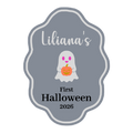 My First Halloween - Wavy Oval