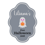 My First Halloween - Wavy Oval