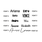 Double Layer Name Sign
