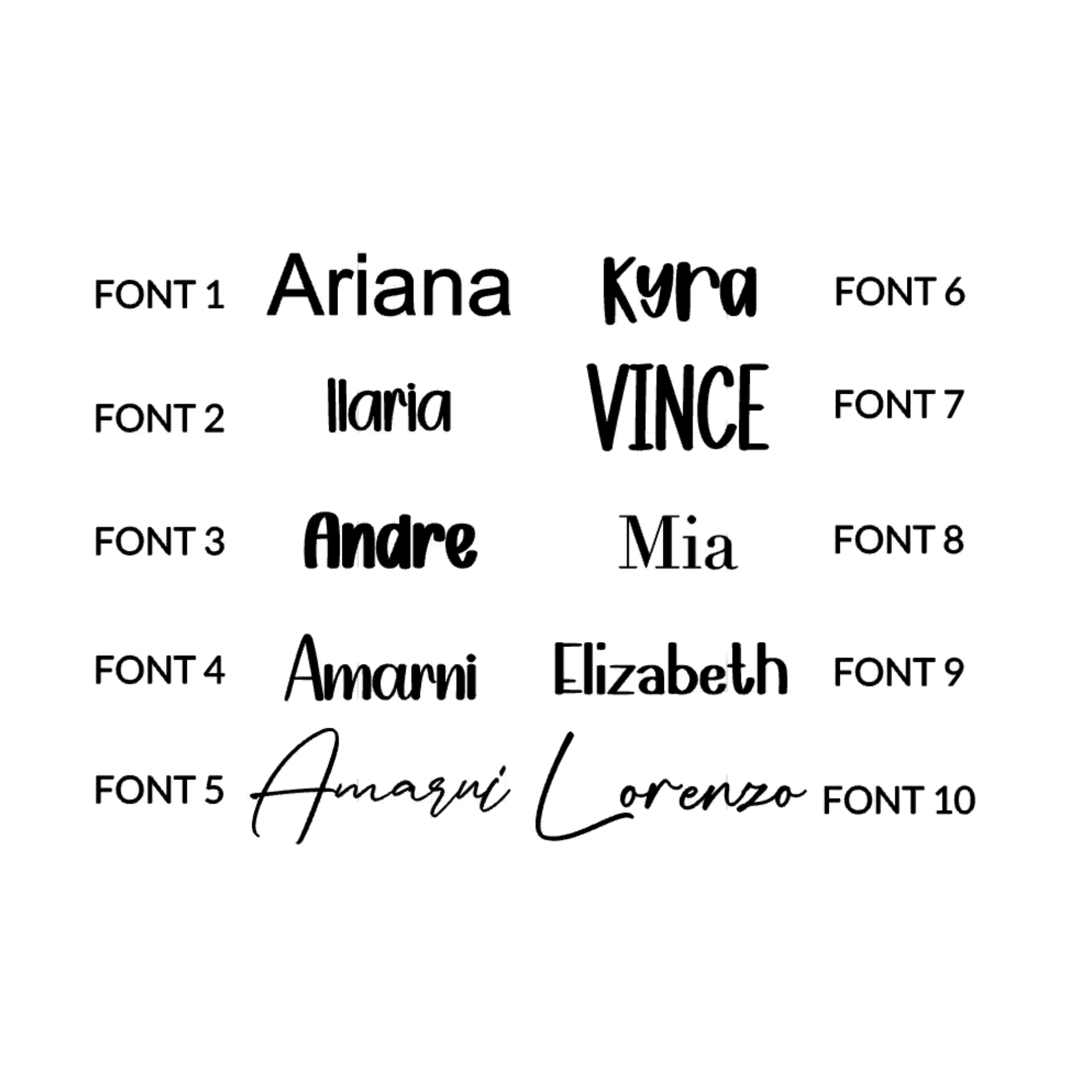 Double Layer Name Sign