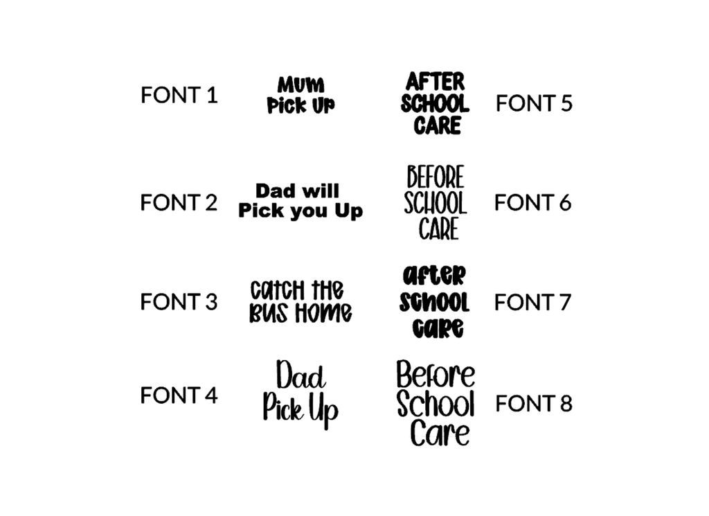 Routine Bag Tags