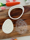 Geo Egg Stamp and Cutter
