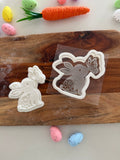 Bunny with Butterfly Stamp and Cutter