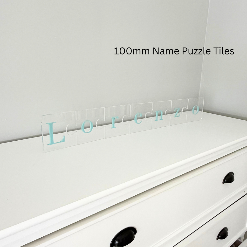 Personalised Name Puzzle Piece Sign