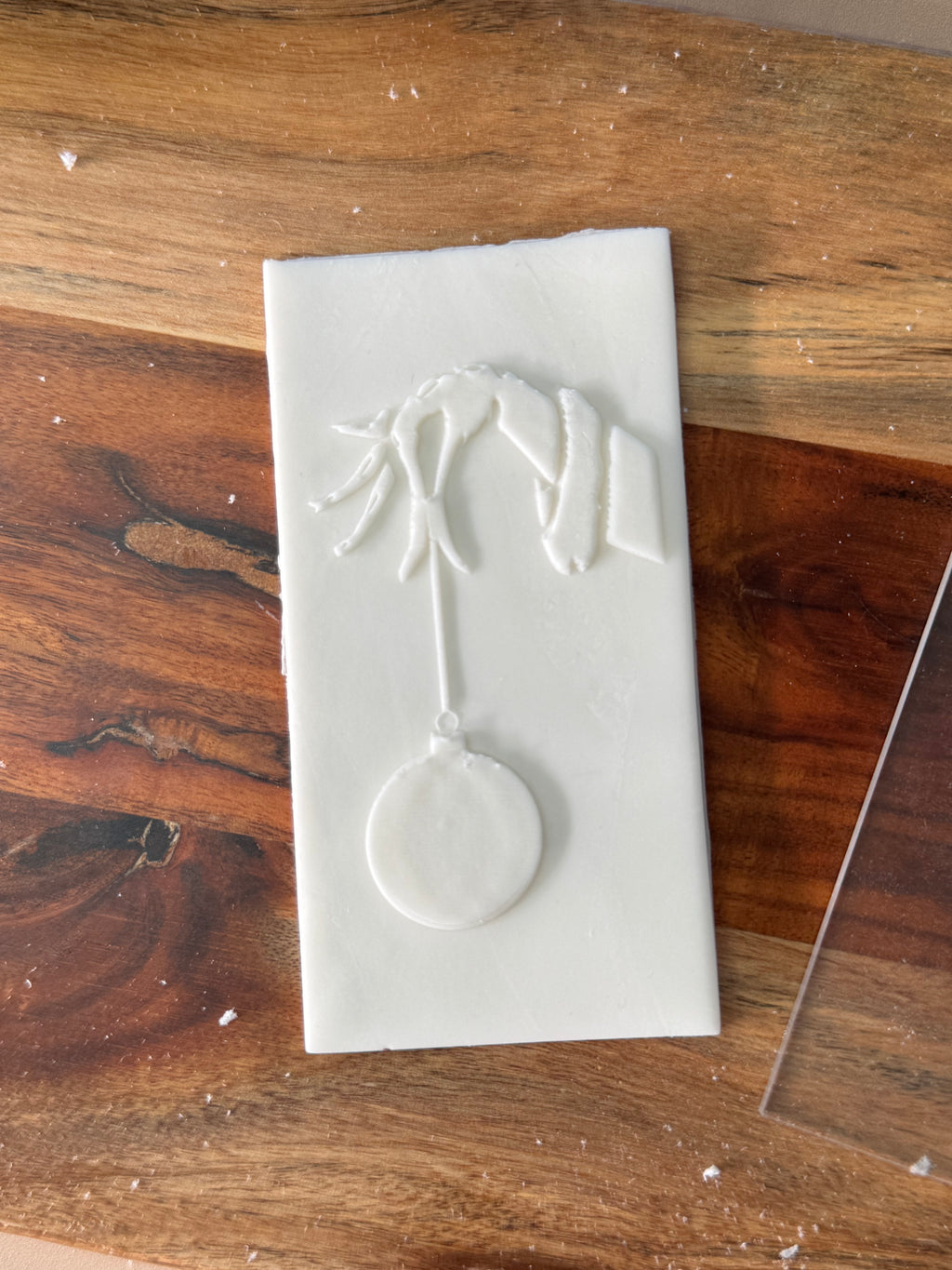 Grinch Hand with Bauble