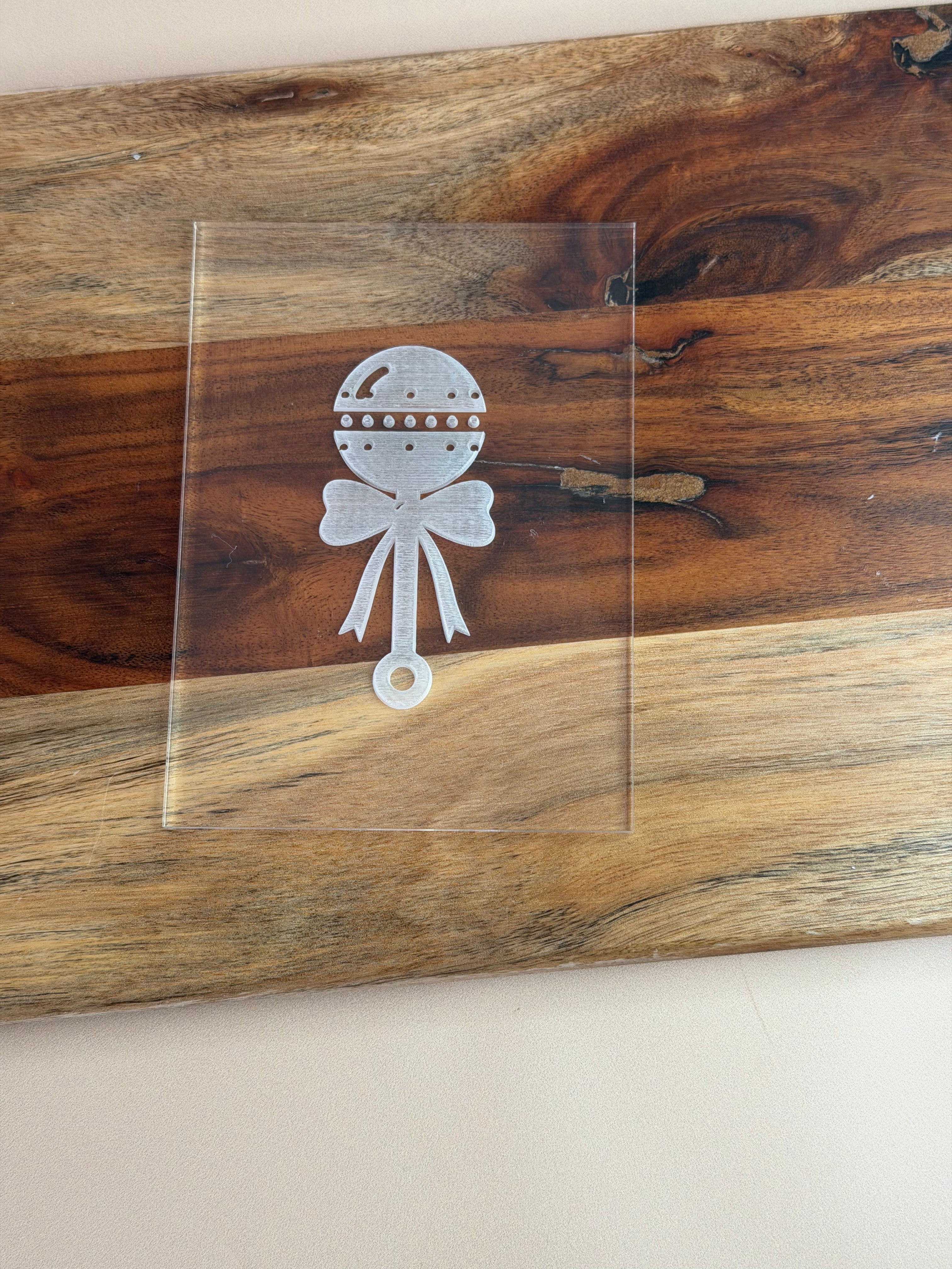 Baby Rattle Cookie Stamp