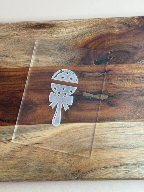 Baby Rattle Cookie Stamp