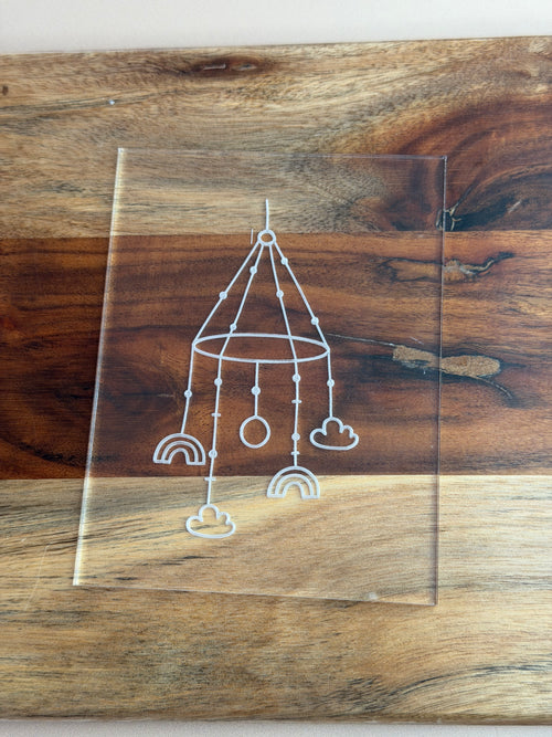 Baby Mobile Cookie Stamp