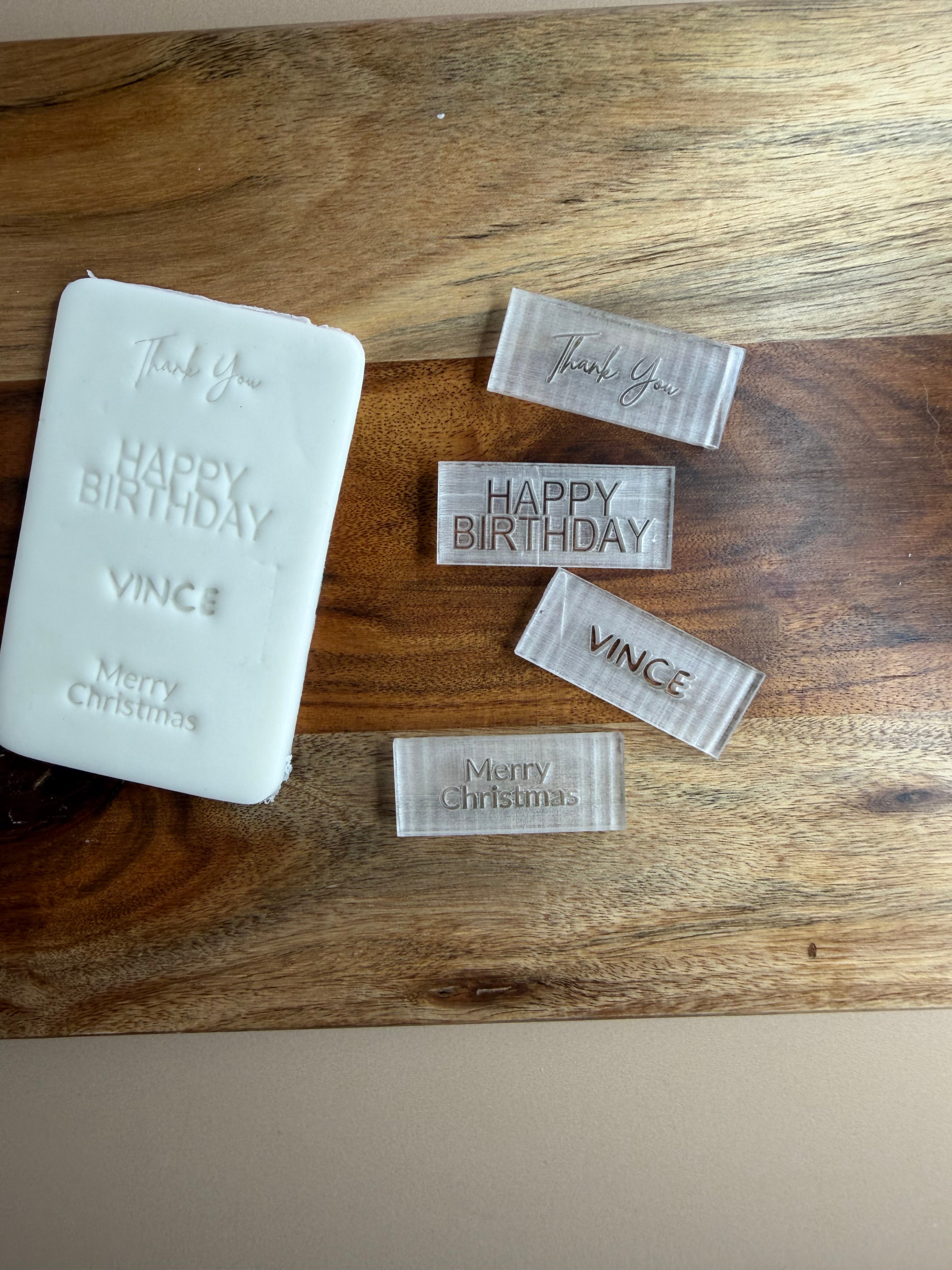 Mini Emboss Stamps
