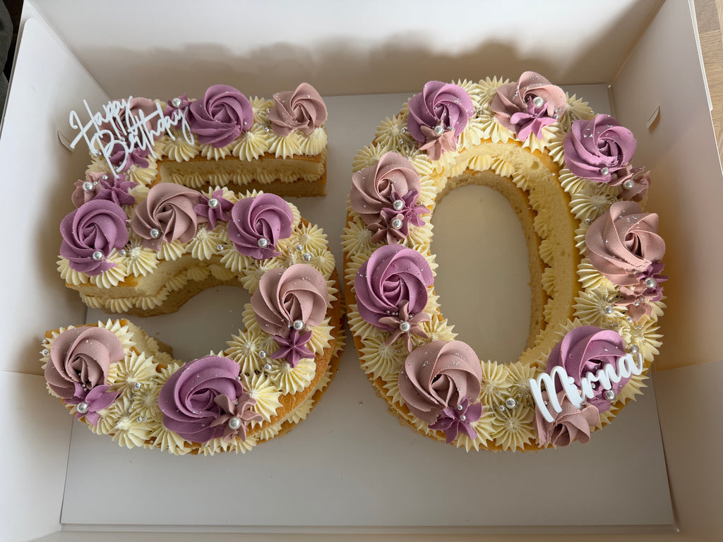 Number Cake Templates
