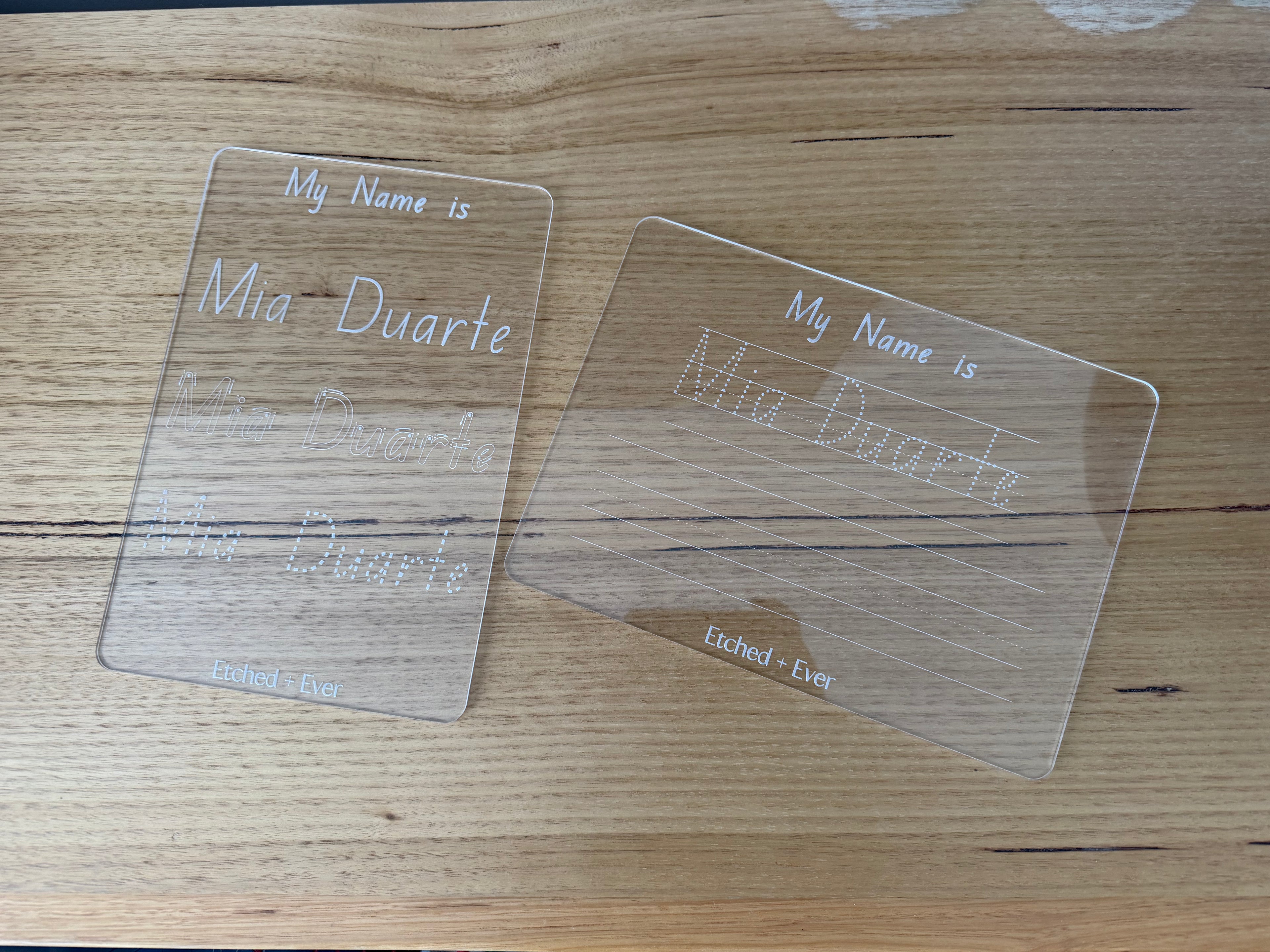Name Tracing Boards