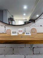 Free Standing Acrylic Price Tags