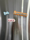 Dual Layered Name Magnet