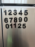 Acrylic Magnetic Number Kit