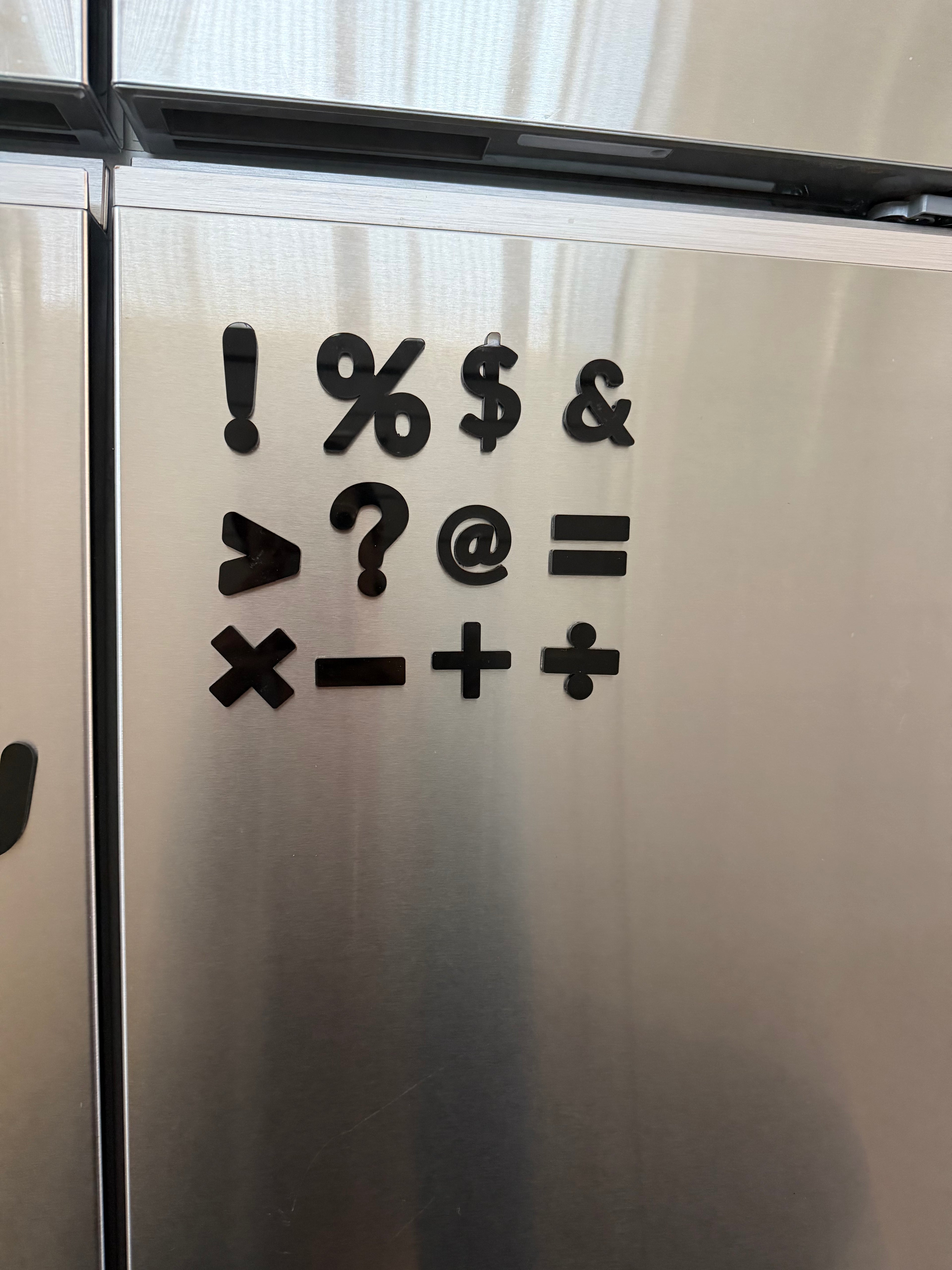 Acrylic Magnetic Symbols Kit