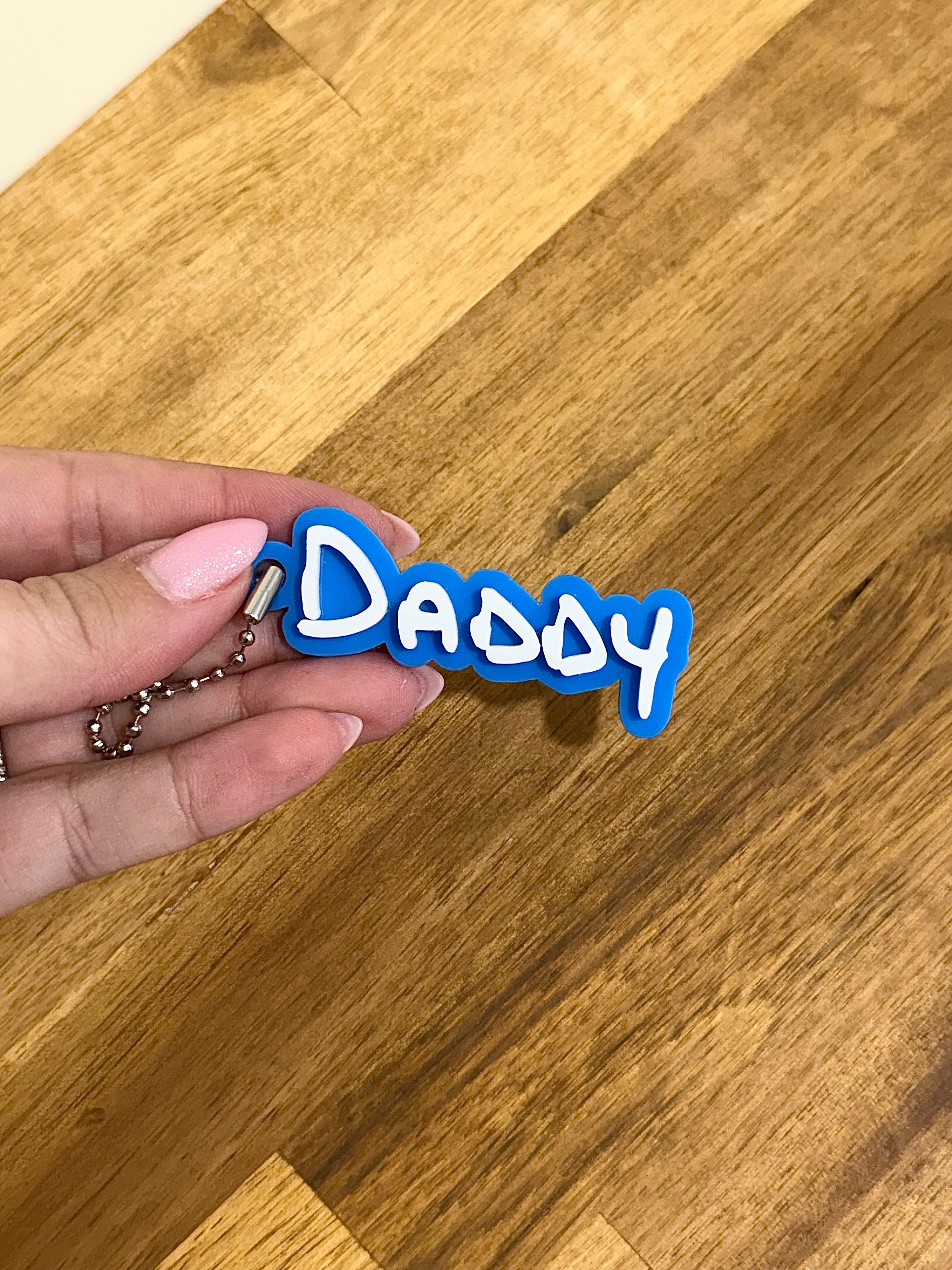 Personalised Handwriting Acrylic Keychain