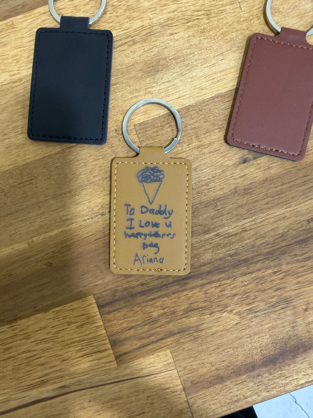 PU Leather Keychain