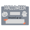 Halloween Costume Sign - Rectangle