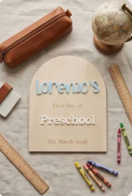 Name School Sign